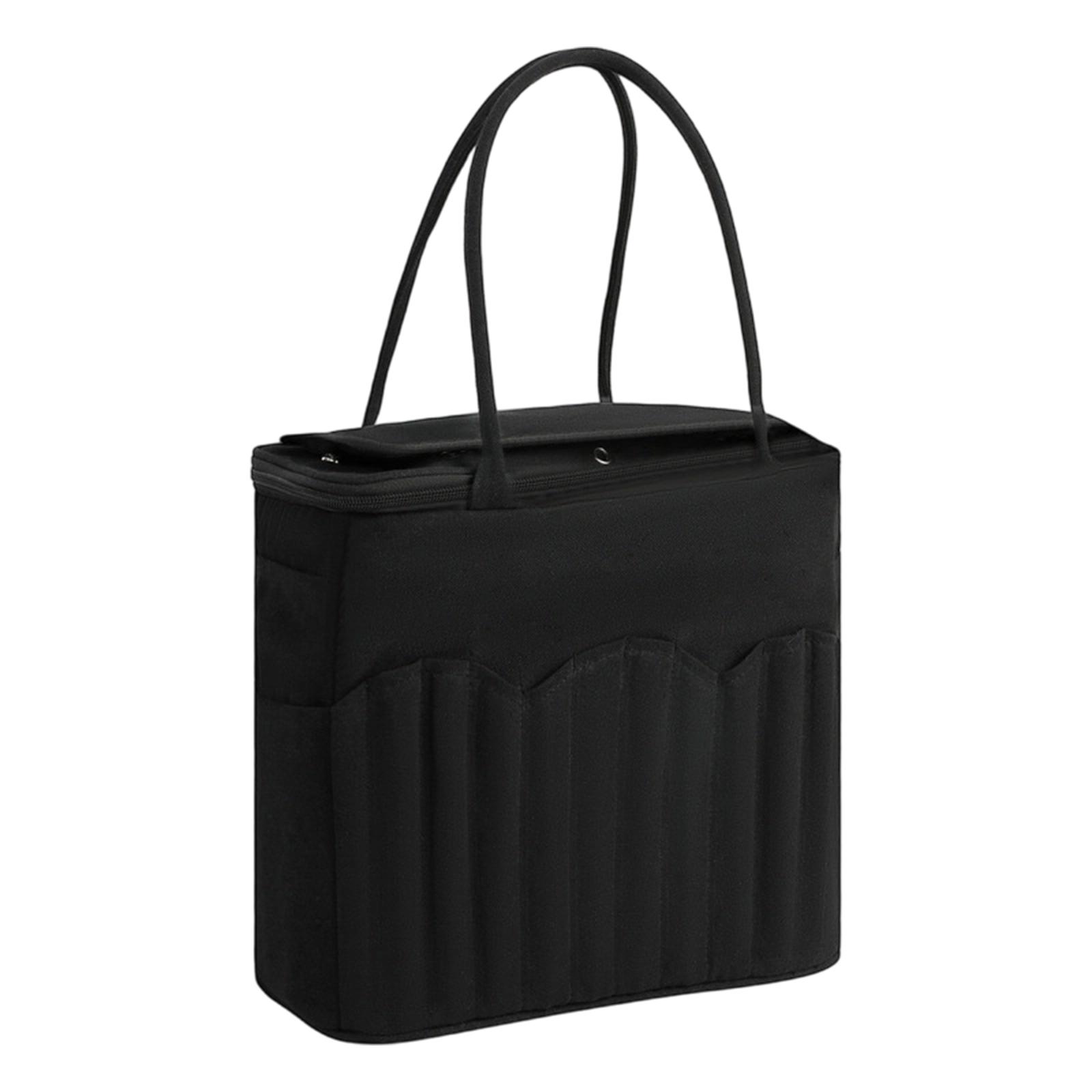 Knitting Needle Storage Bag Handheld Large Capacity for Yarn, Crochet Hooks and Knitting Accessories
