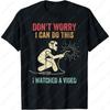 Dont Worry I Can Do This Welders Welding Funny Welder Unisex Black TShirt Creative Hipster Street Fashion Tees All Match Tops
