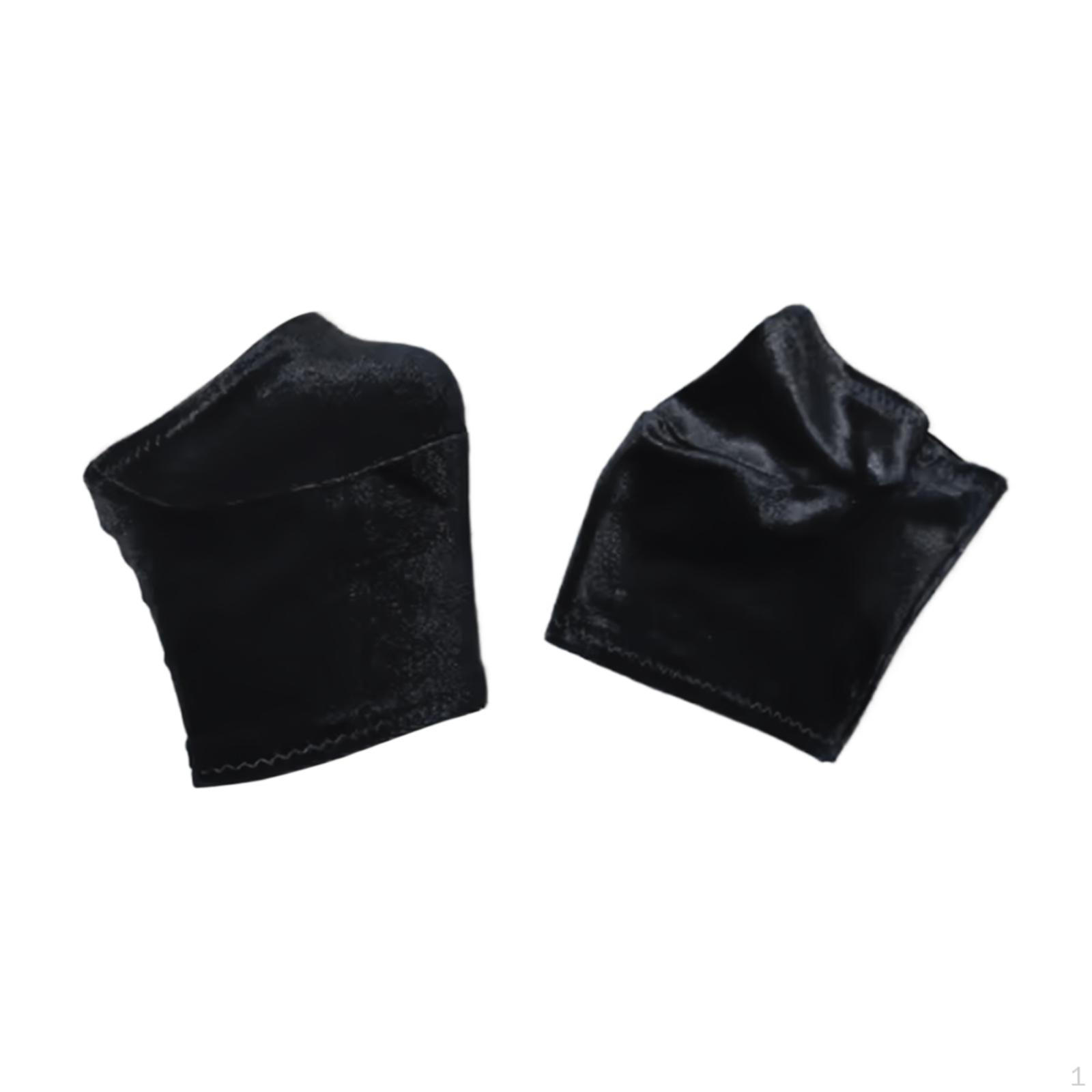 2 kusy chráničov na topánky na pole dance pre 20 cm podpätky, profesionálne, štýlové, kostýmové Black XXL black
