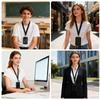 Lanyard With Card Case Water Resistant ABS Card Holder Phone Lanyard Card Sleeve For Work Badge Bus Card Key Accessories