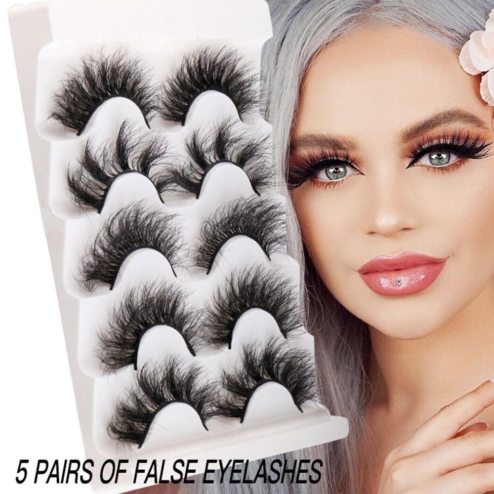 

Fuffy Lashes Thick Long Eye Lashes False Eyelashes Dramatic 8D Faux Mink Thick False Eyelashes
