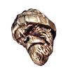 Handmade Brass Gorillas Pendant with Woolen Hat Keychain Accessories Jewelry Making Component for Fashion Enthusiasts