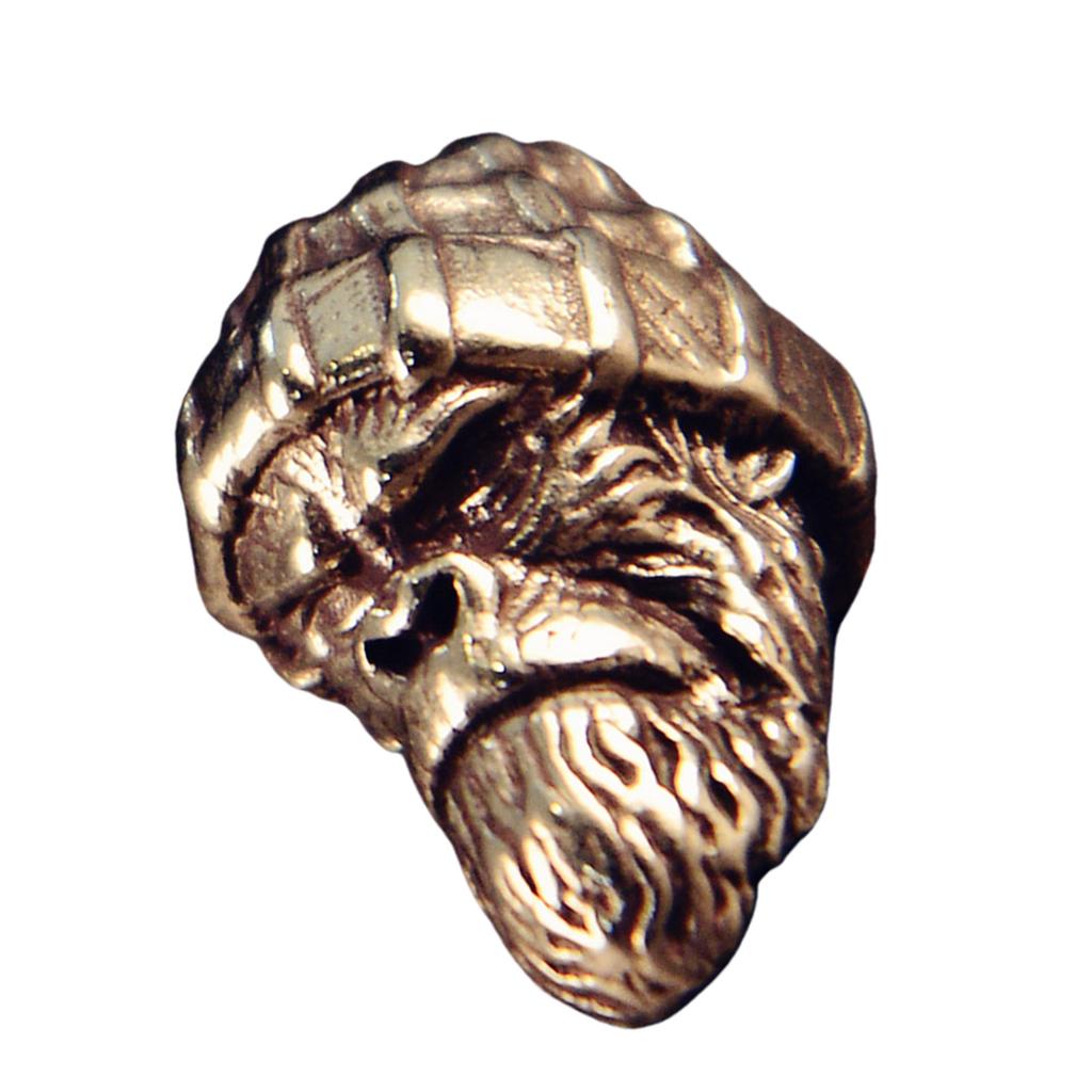 Handmade Brass Gorillas Pendant with Woolen Hat Keychain Accessories Jewelry Making Component for Fashion Enthusiasts