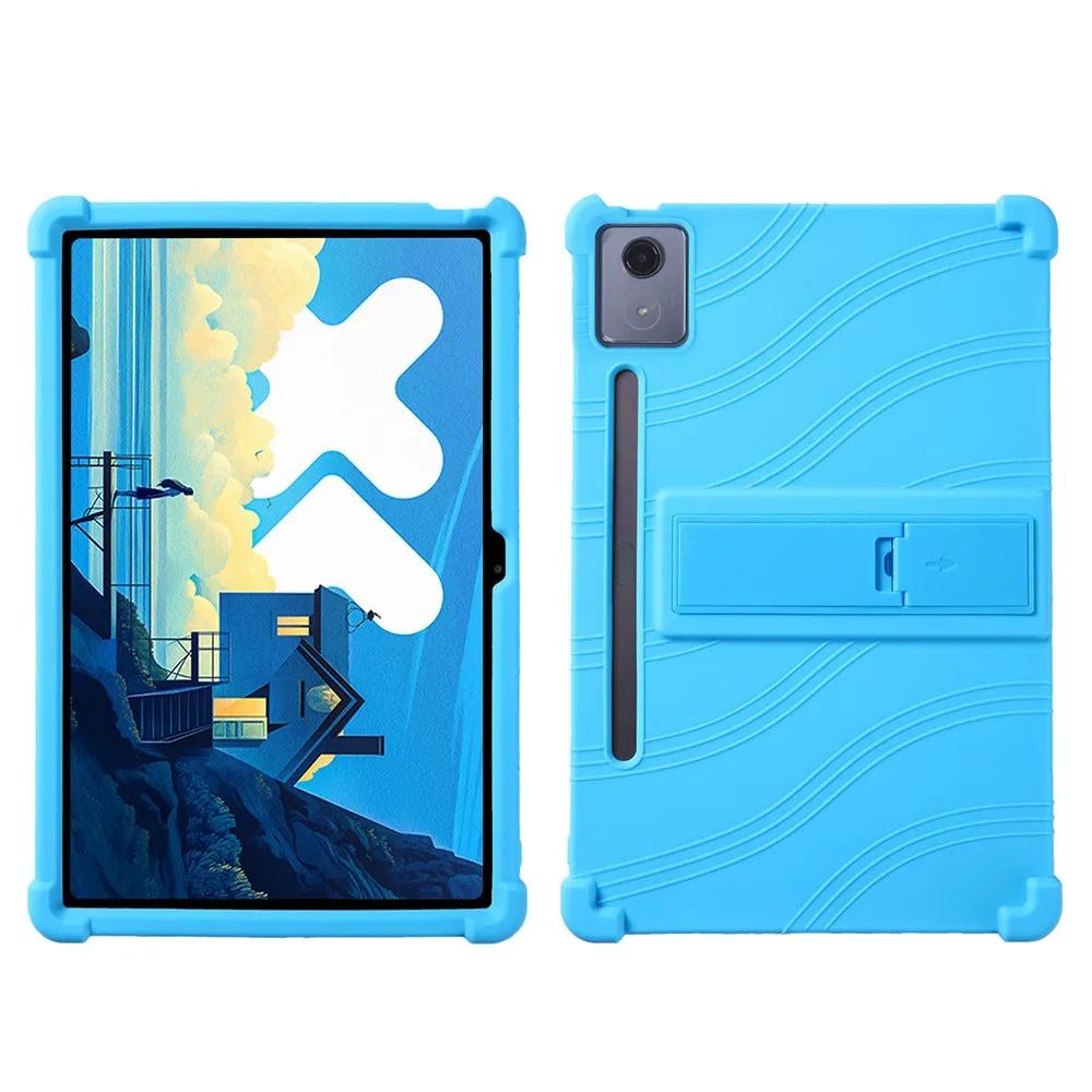 

Для Lenovo Xiaoxin Pad Pro 12.7 2nd Gen Case 2025 TB375FC 12.7 дюймов TB373FU силиконовый детский чехол Coque Xiaoxin Pro 12.7 2nd светло-синий
