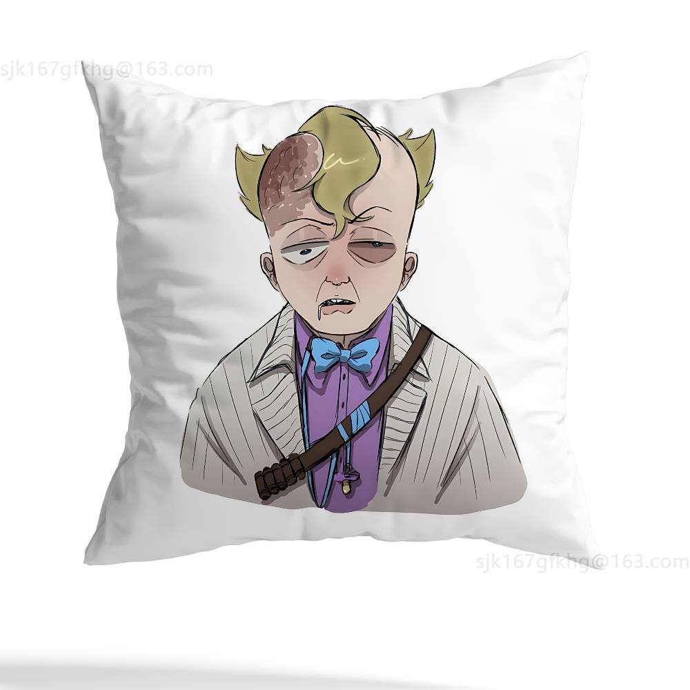 Franco B-Barbi O-Outlast T-Trials Pillow Case Anti-dustmite Pillowcase Invisible zipper silky short plush Sofa cushion cover