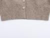 European Fashion Round Neck Button Knit Cardigan