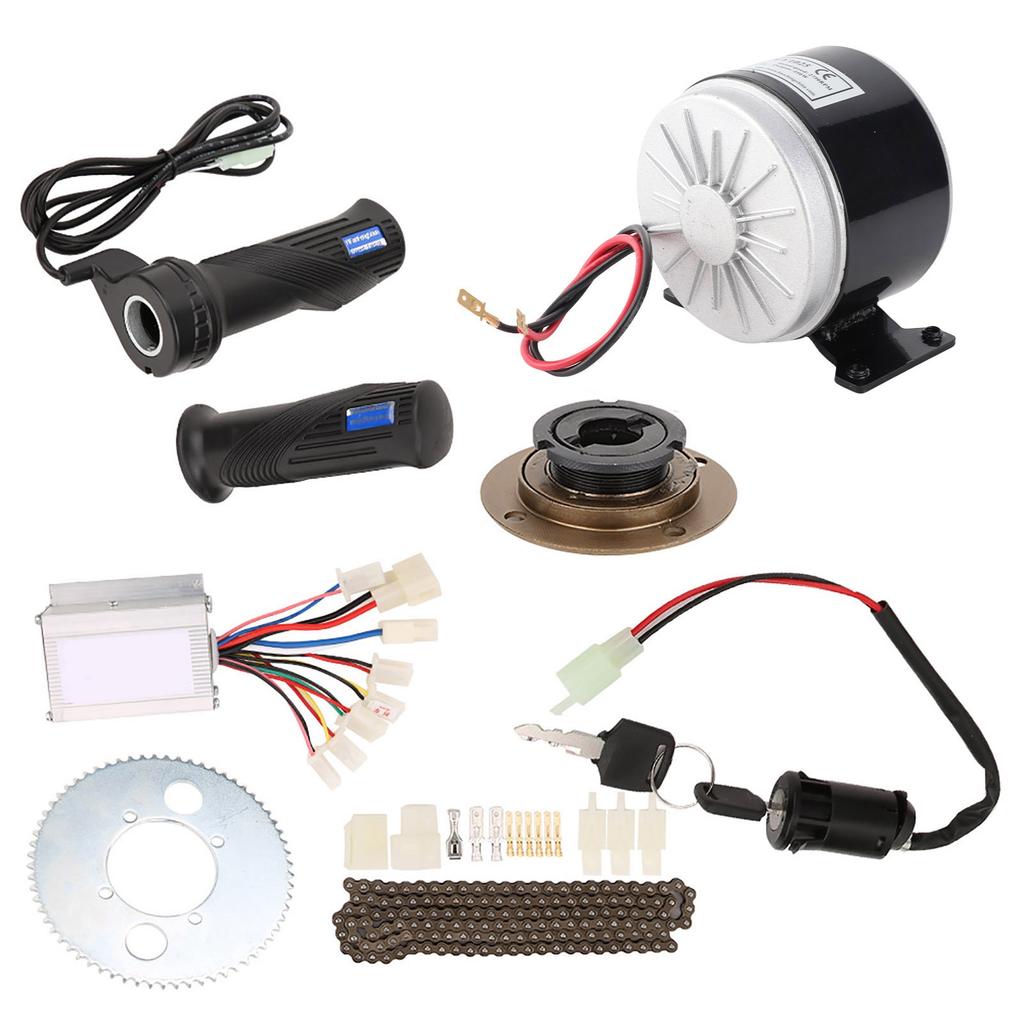 9ks Sada 250W 24V Kartáčový Motor Sada Pro Cyklistickou Konverzi Vysokorychlostní Sada Příslušenství