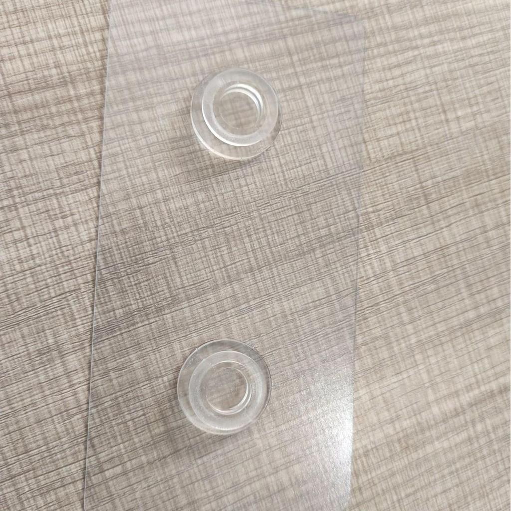 Multi-layer Adhesive Wall-Mount Storage Rack with Transparent Hooks for Bathroom