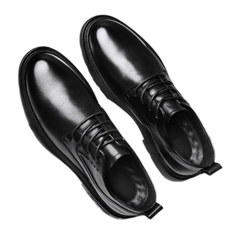 Genuine Leather Shoes Men Casual Shoes Fashion Brand Male Footwear Flat Cow Leather Black White Shoes