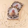 2026 Christmas Countdown Calendar 25 Day Christmas Earrings and Necklace Set Bracelets Charm Earrings Pendant Accessories