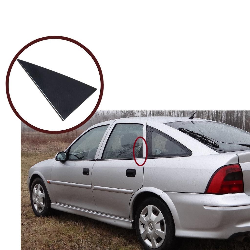 BSP1112-1 Rear Left Door Window Outer Corner Frame Triangle Molding 90524879 for Vauxhall Opel Vectra B 1995-2002