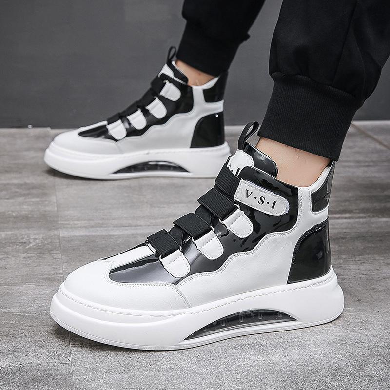 Autumn and Winter New Men's Shoes Low-top Air Cushion Youth Board Shoes Color Matching Korean Version of Casual Wenzhou Tide Shoes Spot