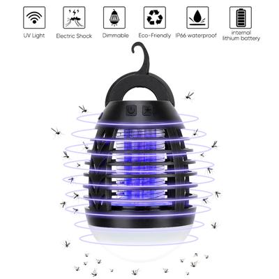 Zwei in einem LED Lila Licht Starke Mückenlampe keine Verschmutzung keine Schäden Wilde Outdoor-Möbel