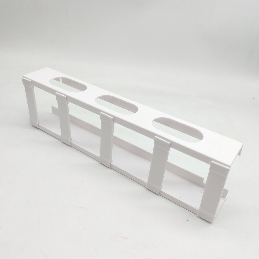 Efficient Wire Organizer Plastic Horizontal Cord Organizer White Desk Cable Management Cables