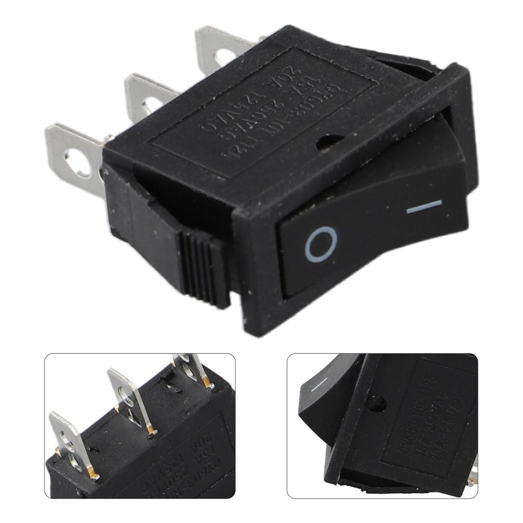 Einpoliger Wippschalter mit Schaufelanschluss 16A 250V AC 20A 125V