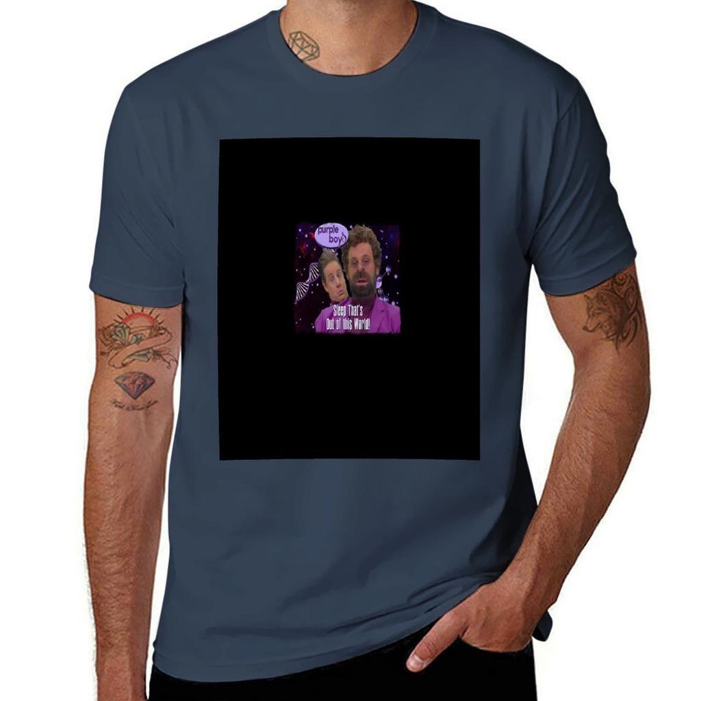 Purple Boys Tim And Eric Tshirt Dry Fit Running Short Sleeve Top