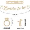 Bride To Be Banner, Pre-Strung Glitter Wedding Decorations For Reception, No Diy Bridal Shower Banner, Bride To Be Sign For Backdrop Ceremony