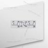 FSNK8 1Pcs 3D Metal For Skoda Octavia Yeti Rapid Kodiaq Karoq Fabia Kamiq Superb 4X4 Logo Car Rear Tail Bumper Trunk Sticker Decal