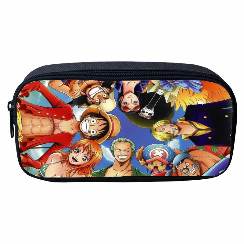 Children's Cartoon Pirate King Pencil Case - Stylish Storage for School Supplies