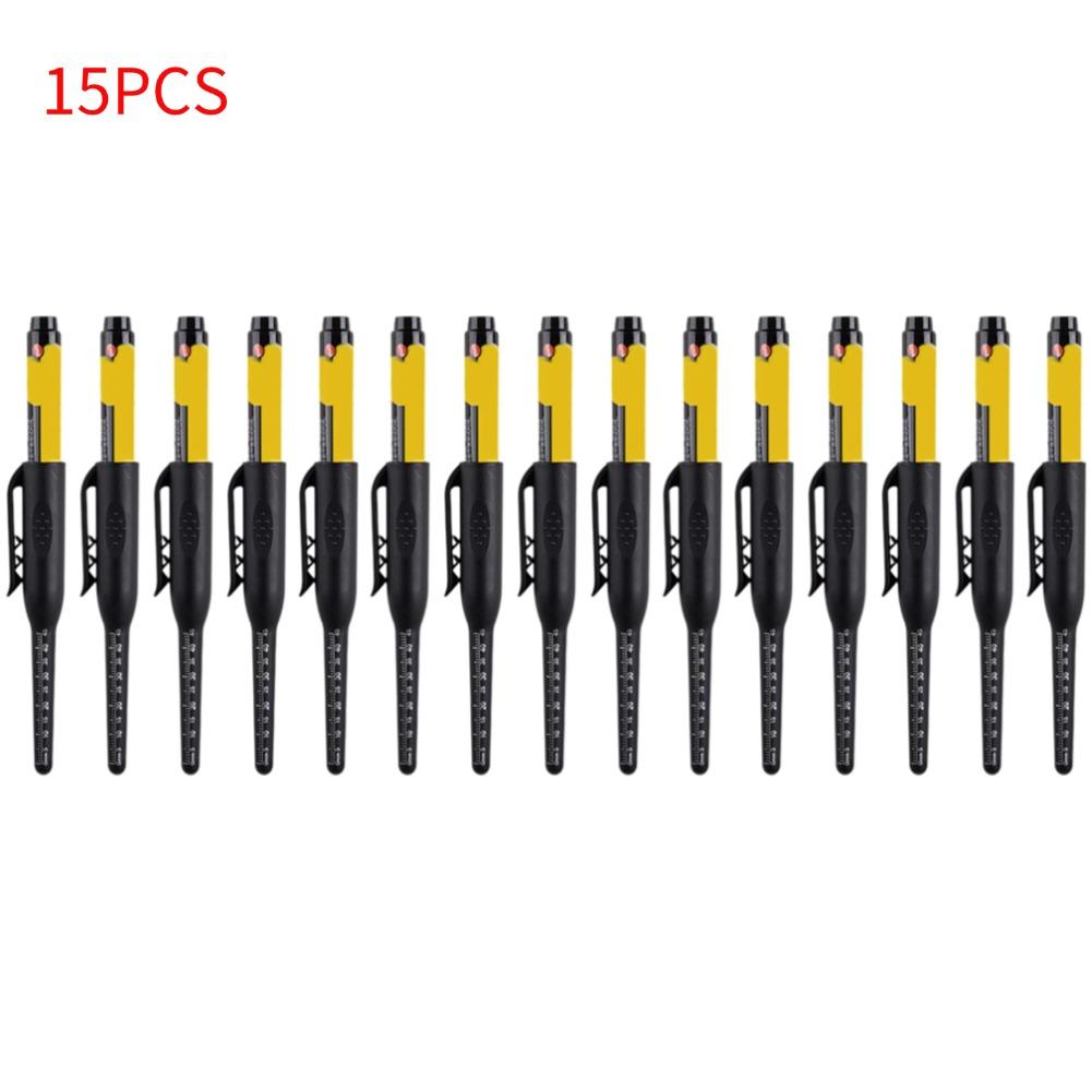 45mm Waterproof Deep Hole Marker Pens Long Nib Head Carpenter Pen Multi-purpose athroom Woodworking Long Head Carpenter Pen