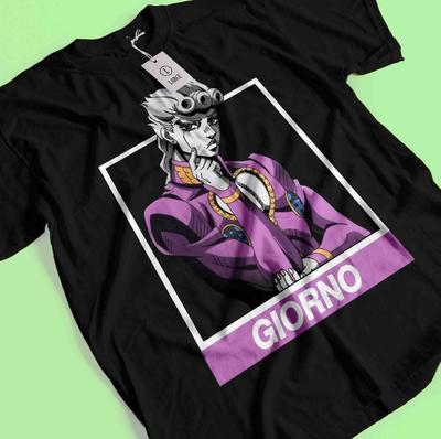Jojo's Bizarre Adventure T-shirt Jotaro Kujo T-shirt Dio T-shirt Giorno Yoshikage