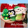 Tree Christmas Cartoon Old Man Penguin Elf Plush Toy Cute Children Holiday Gift
