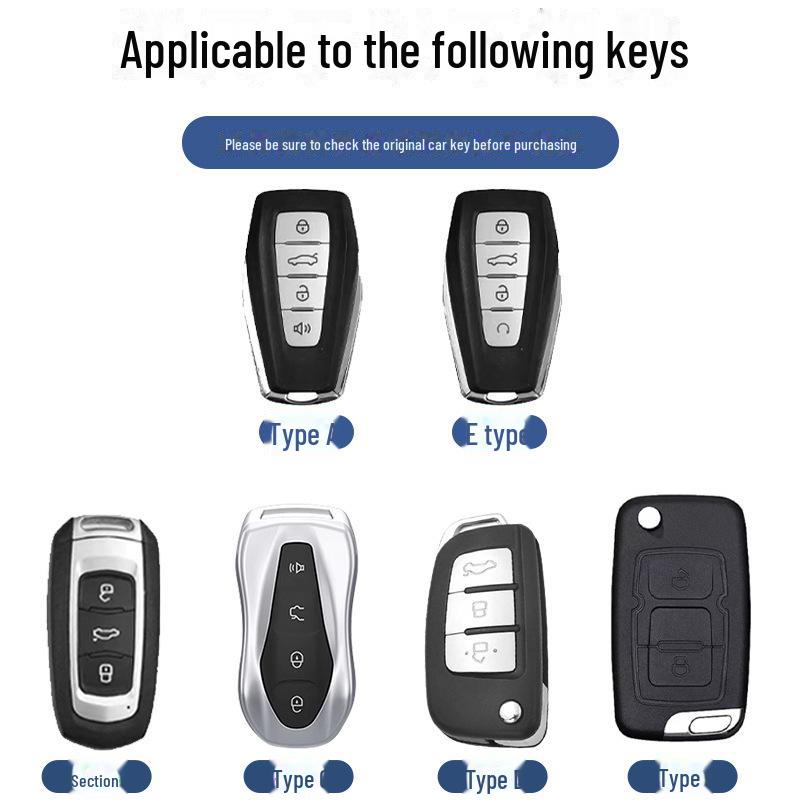 Geely Emgrand Key Cover Compatible with Xingrui, Xingyue L, Boyue L, Binyue, Binrui, Jiaji - Full Protection with Metal Buckle