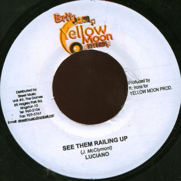 

7-дюймовая пластинка LUCIANO / JAH CLARITY - See Them Railing Up / Don t Give Up NONE Yellow Moon Rec Ямайка Регги, Ска и Даб Б/У