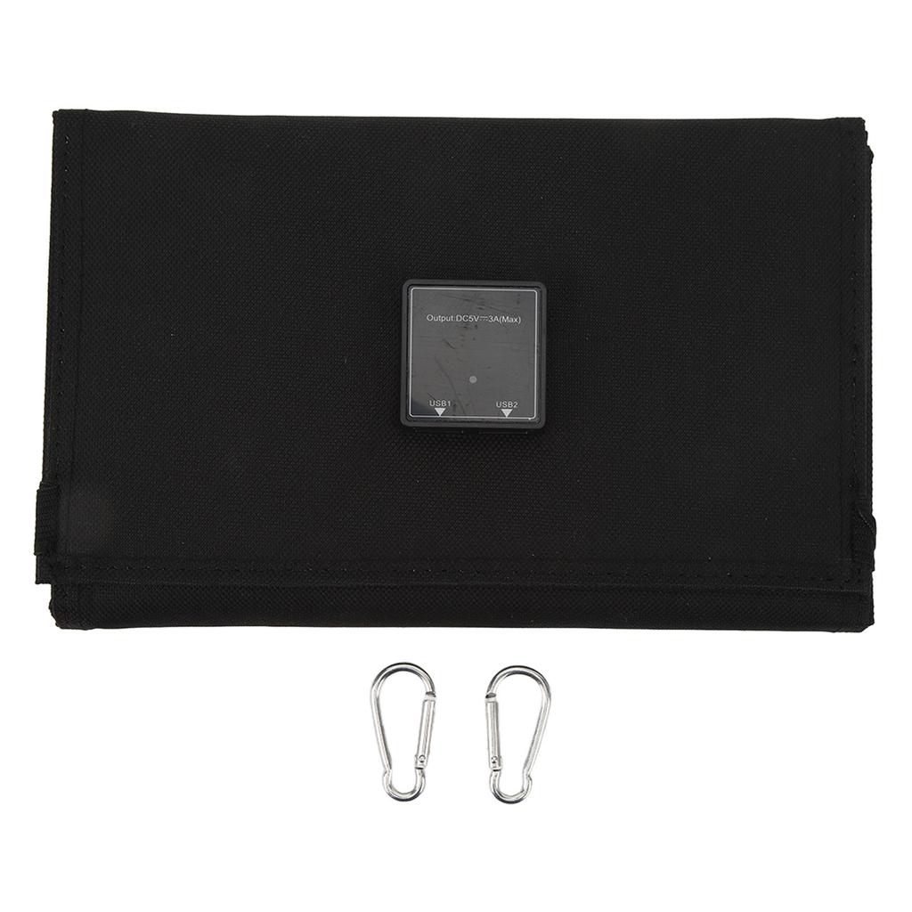 Solar Folding Bag 30W 5V Portable Solar Panel Charger with Dual USB Output for Mobile Phone Travel