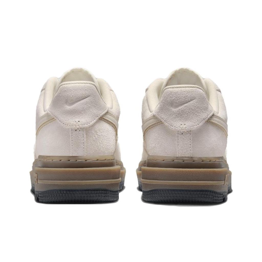 Nike Air Force 1 LX Light Orewood Brown Unisex Sneaker Creme Gummi-Dunkelbraun Anthrazit HV2531-100