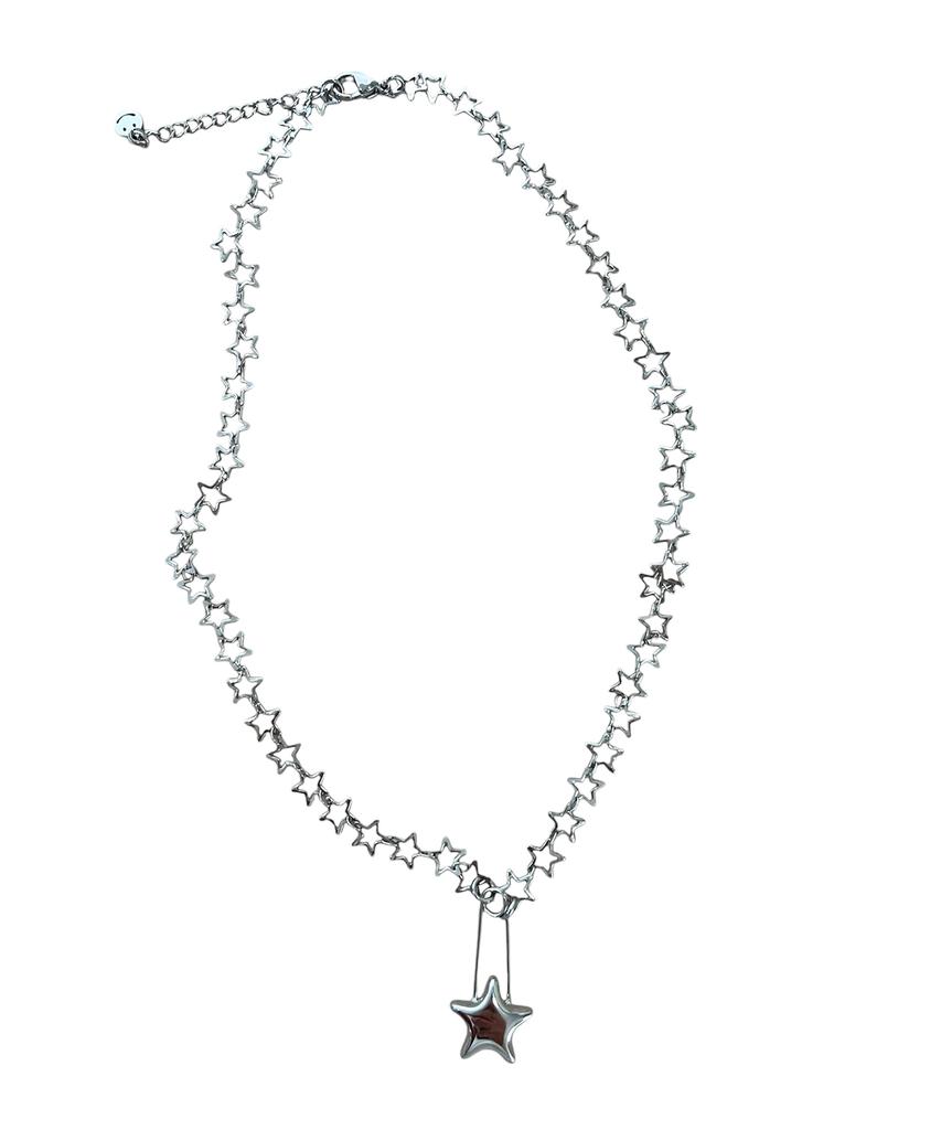 Sk8Er Rock Star Star Surgical Steel Necklace