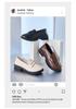 2025 Comfortable Women's Chunky Heel Loafers: Thick-Soled, Soft Leather Slip-On Work & Casual Shoes