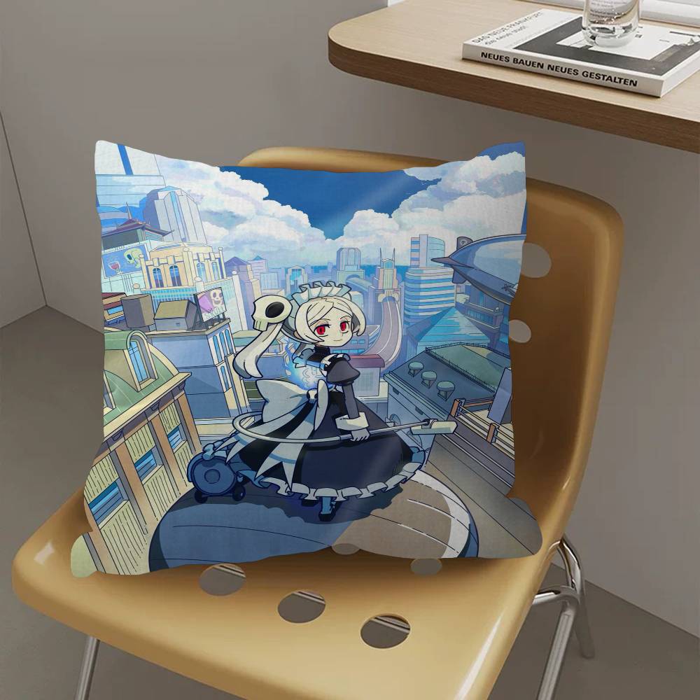 Game M-Marie S-SkullGirls Personalized picture text home decorative pillows Household Gifts 45x45cm