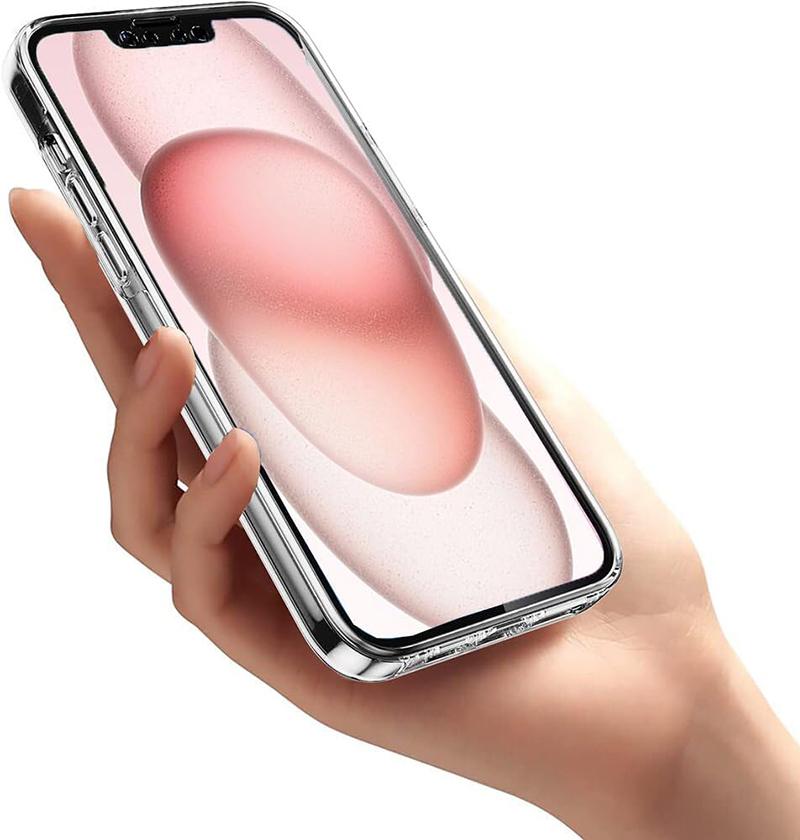 360° Full Body Cover Phone Case For iPhone 16 15 14 13 12 11 Pro Max Mini Plus Clear Hybrid Hard Cover Silicone Soft Shell Slim