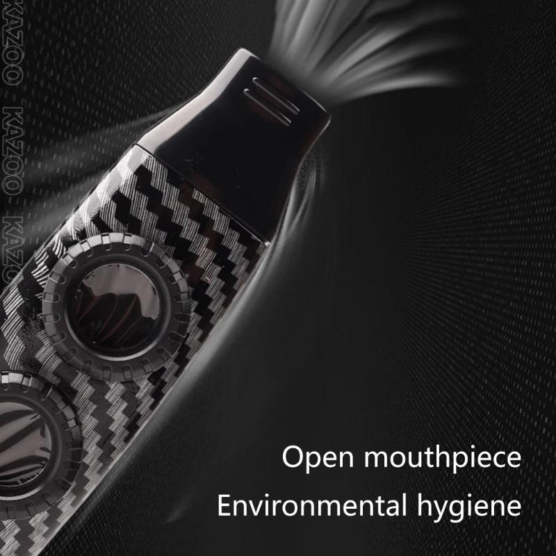 ABS Double Membranes Kazoo Portable Double Hole Kazoo Accompaniment Musical Instrument Gift for Child and Adult