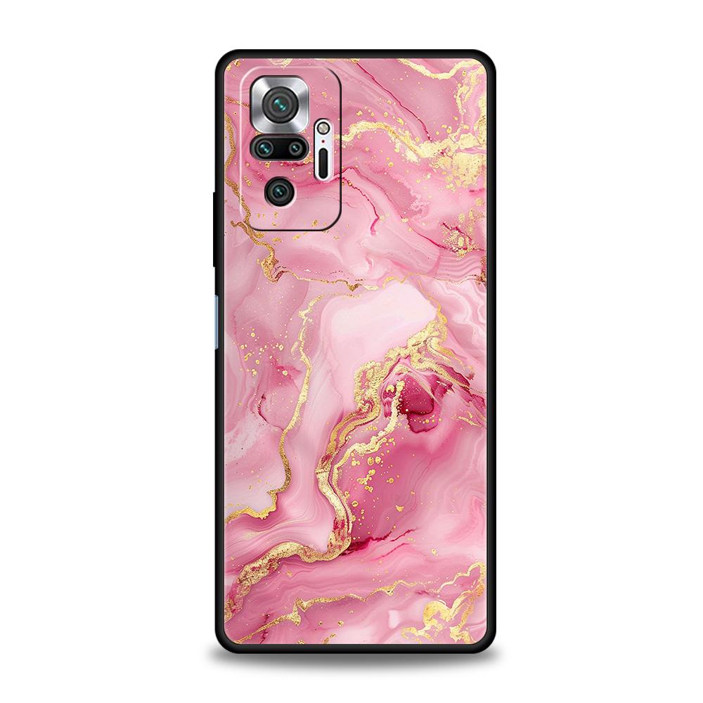 Aquarell Marmor Handyhülle Für Xiaomi Redmi Note 14 13 12 10 11 Pro Plus 14C 13C 12C 10C 9C 5G Weiche TPU Hülle