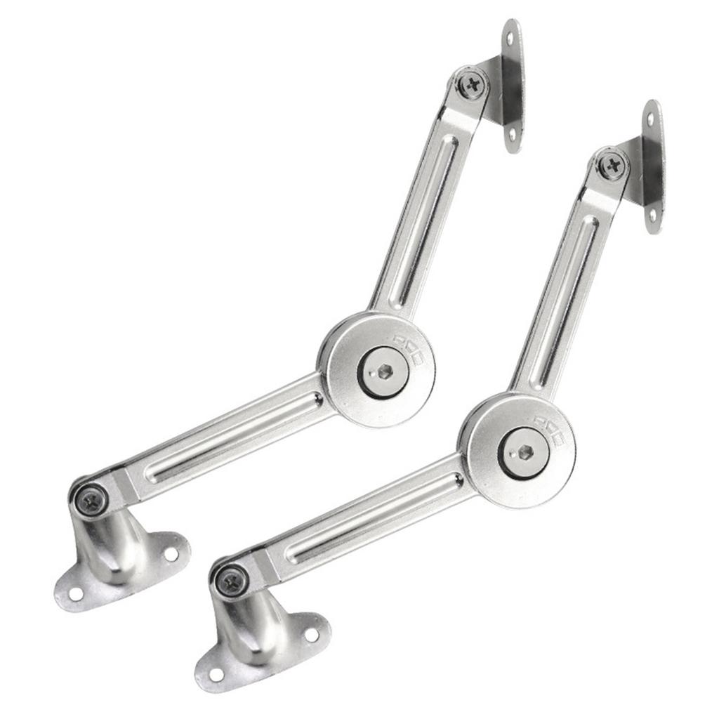 Pack Of 2 Zinc Alloy Soft Close Hinges for Toy Box Chest Storage Box Adjustable Tension Safe Gentle Lid Closures