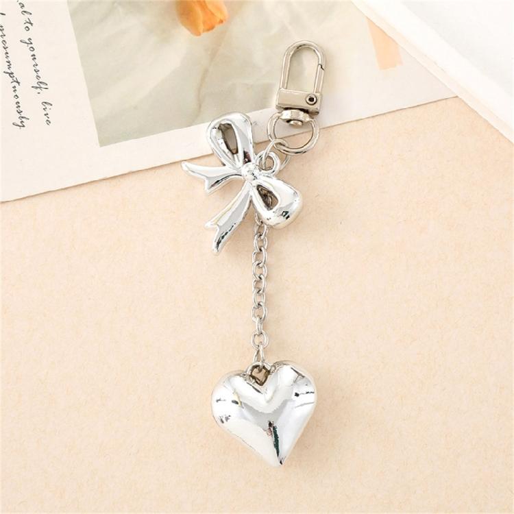 Pearls Bows Keychain Bag Charms Car Keyrings Bag Charms Accessories for Purse Backpack Decorations Valentines Day Gifts