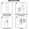 2025 Upgraded ANSI Standard Heavy Duty Electric Door Strike Lock for Door Access Control System Fail-Secure Fail-Safe Adjustable Access Control