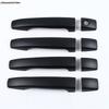 For Subaru Forester SH 2008 2009 2010 2011 2012 ABS Chrome Carbon Fiber Black Door Handle Cover Trims Car Styling Accessories