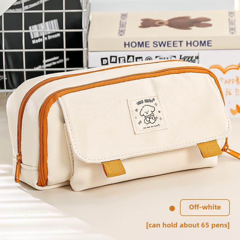 

Пенал большой вместимости для девочек 2024 года для учащихся начальной и средней школы - стильная сумка для канцелярских принадлежностей бордовый