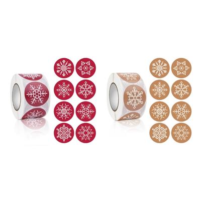 500-Count Christmas Stickers Christmas Labels Gift Sealing Stickers Self-adhesive Gift Wrap Stickers Christmas Supplies