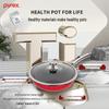 Corning VISIONS Little Red Dot Titanium Cookware 3-Piece Set A
