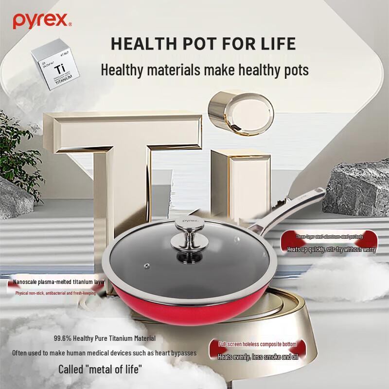 Corning VISIONS Little Red Dot Titanium Cookware 3-Piece Set A