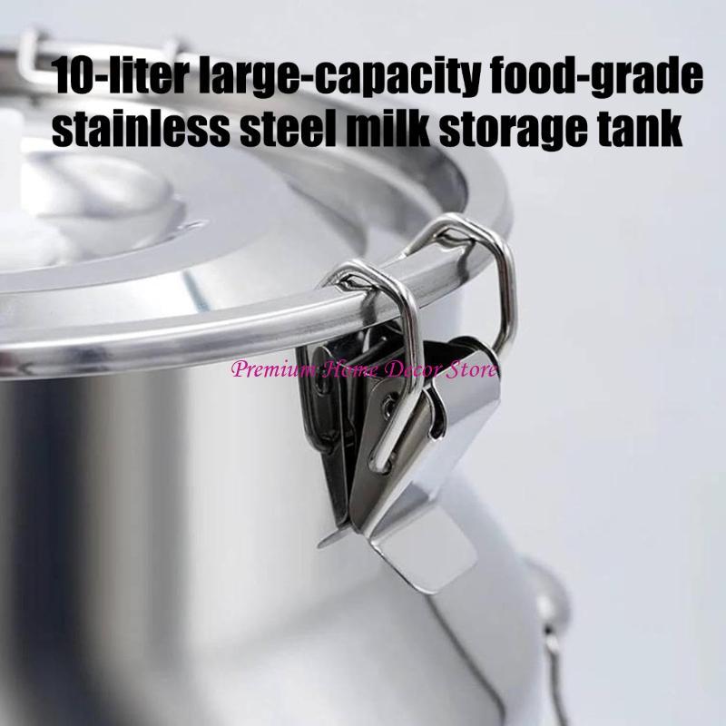 Professional 10L Milking Machine Bucket Stainless