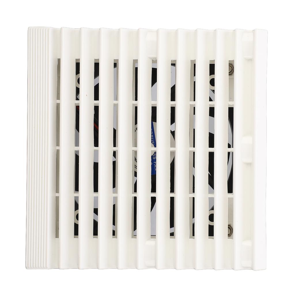 Side Exhaust RV Vent Fan Louvered Grid Odor Remove Silent Ventilation Fan for Motorhome DC 12V