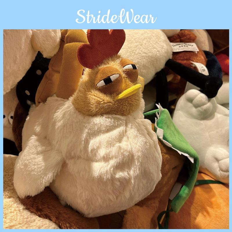 Chicken Handbag Plush Cartoon Stuffed Toy Doll Storage Bag Decorations Gifts