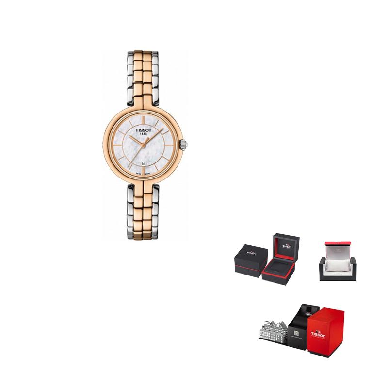 

TISSOT Flamenco Collection Quartz Movement 50 meter Water Resistance Women s Watch 26mm White Dial T094.210.22.111.00 White Dial