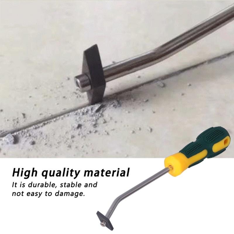 2Set Grout Removal Tool Stainless Steel Durable Efficient Portable Manual Grout Cleaner For Home Office