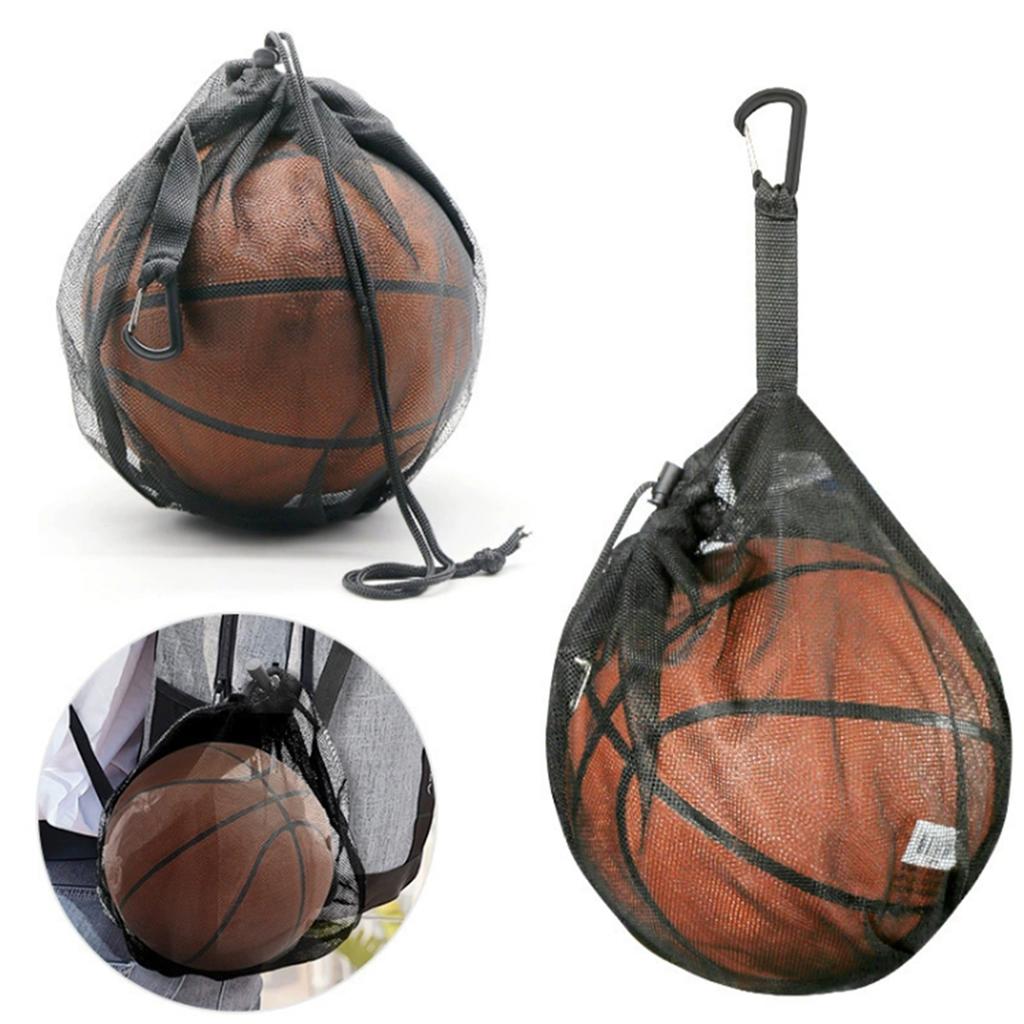 Portable Basketball Net Bag, Football Bag, Volleyball Bag, Drawstring Net Bag, Training Special Net Bag for Sports Shoes